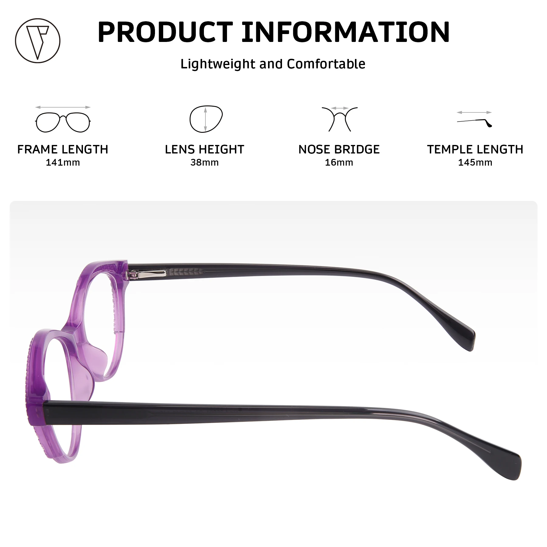 ONDEX Custom Prescription Sunglasses/Eyeglasses,Stylish UV400 Polarized Lenses,Photochromic Lens,Personalized Power-1.00 to-8.50