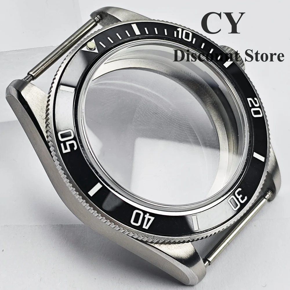 RICHUS 39mm Silver Stainless Steel Watch Case Compatible with NH35 NH36 ETA2824 PT5000 Movements - Watch Making Accessory Part