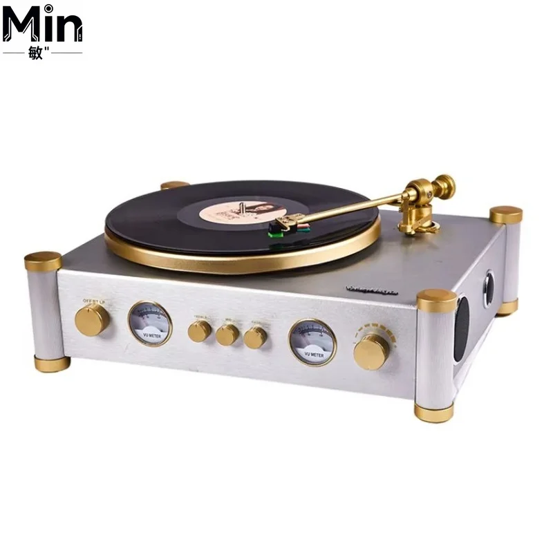 Professional DJ Vinyl Turntable Record Player High Precision Speed Adjustable Vinyl Record Player for DJ Sound Equipment