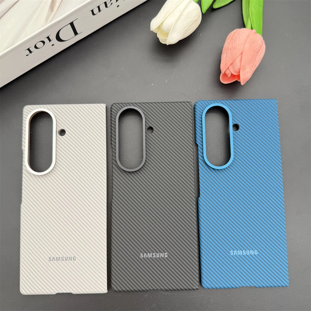 Original Case For SAMSUNG Galaxy Z Fold 8 Ultra Magsafe Ultra-Thin Aramid Carbon Fiber Coque Fold8 Ultra Magnetic Charge Cover