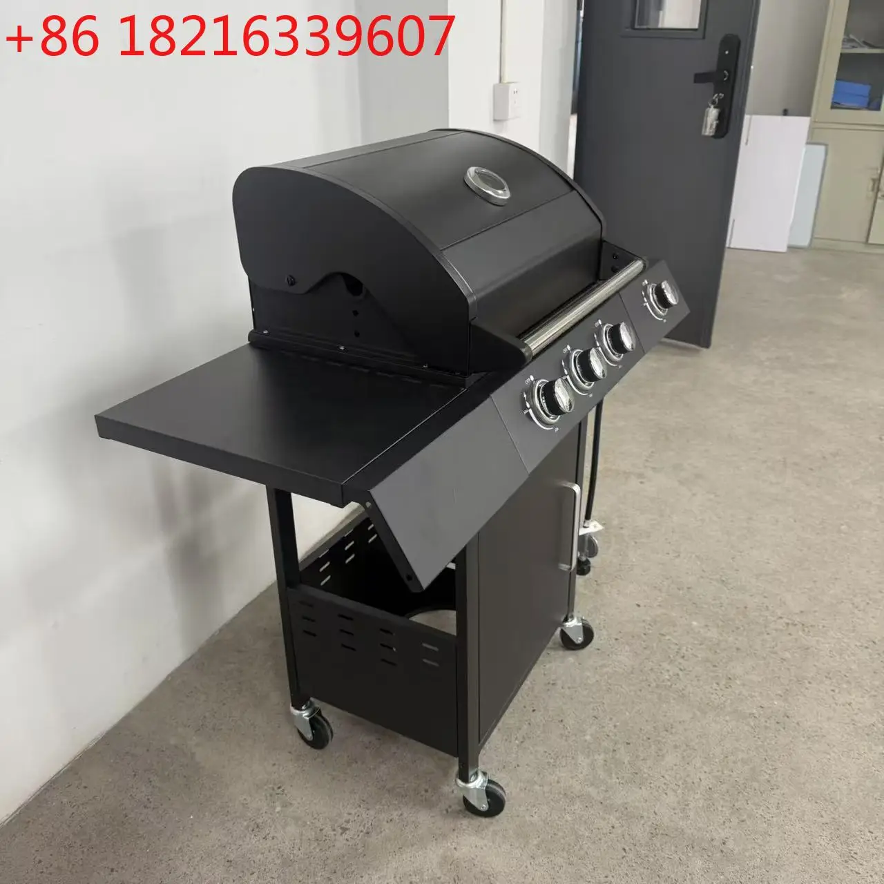 YAO outdoor simple multi-functional gas grill stove double head