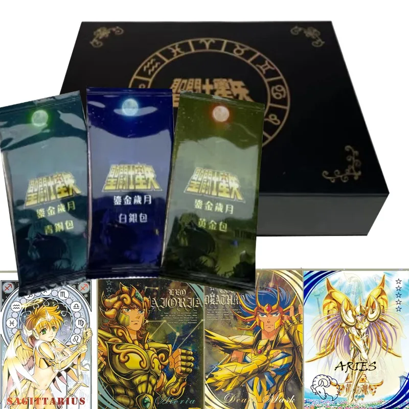 

Genuine Saint Seiya Cards Latest Original Anime Characters Rare Limited Edition Collectibles Cards Birthday Gift Children's Toys