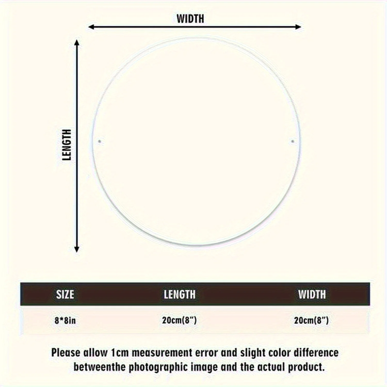 مسطح ثنائي الأبعاد، مسطح ثنائي الأبعاد هذا المنزل تحت علامة إكليل عيد الميلاد لمراقبة قزم - ديكور حائط دائري من الألومنيوم مقاس 8 × 8 بوصة مع جنوم وكاليفورنيا
