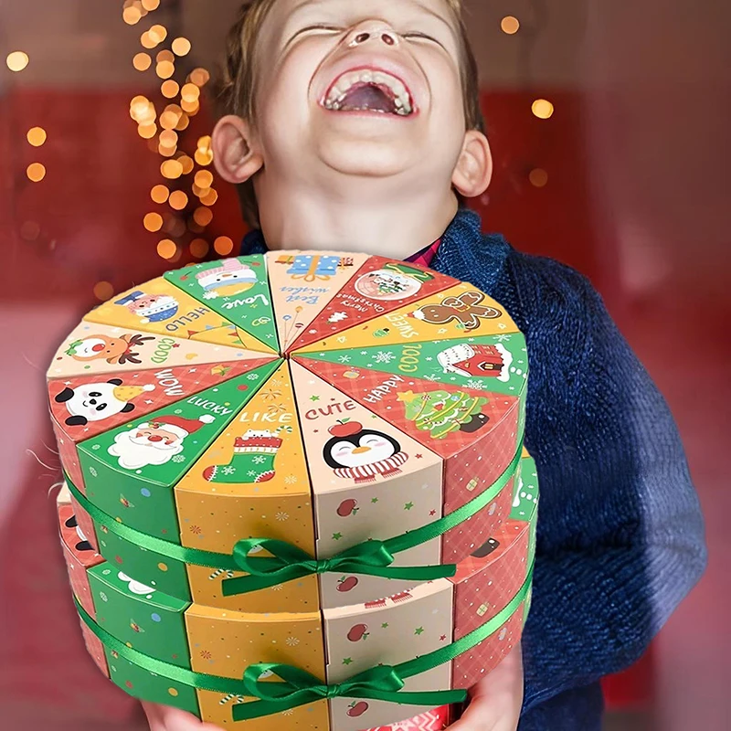 Merry Christmas Candy Box 12pcs Gift Boxes
