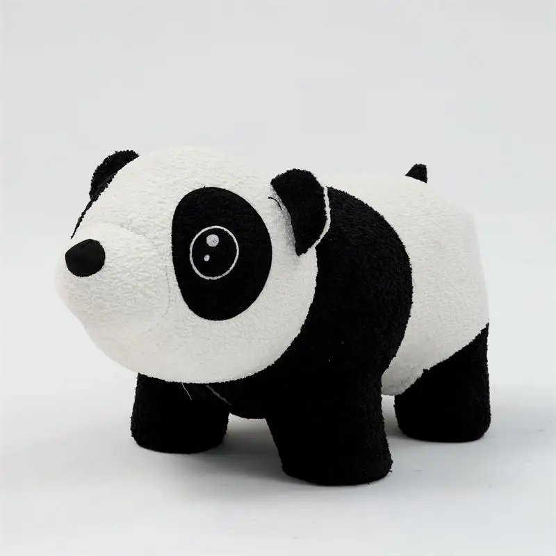 Fashionable and adorable multi-purpose panda animal stool small size