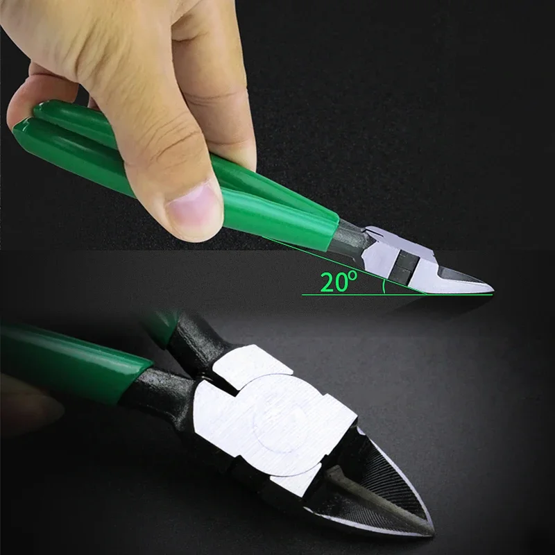 CR-V Diagonal Pliers for Jewelry Making 4.5/5/6/7 Inch Electrical Wire Cable Cutters with Non-Slip Handle