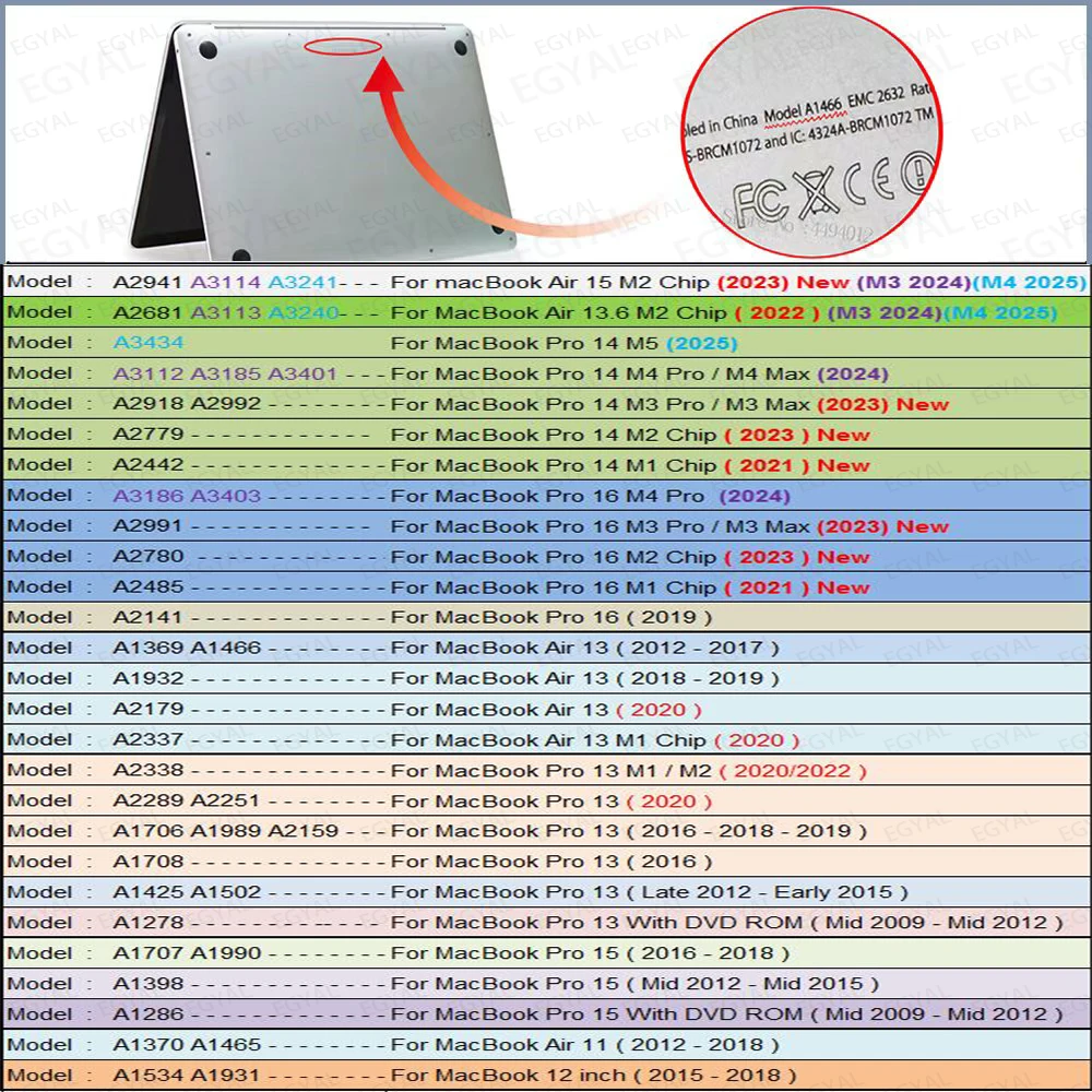 Leopard skin Printer Laptop Case for MacBook Air 15 M4 2025 model A3241 Case for MacBook Pro M1 M2 M3 13 13.6 14 16-in Pro Max