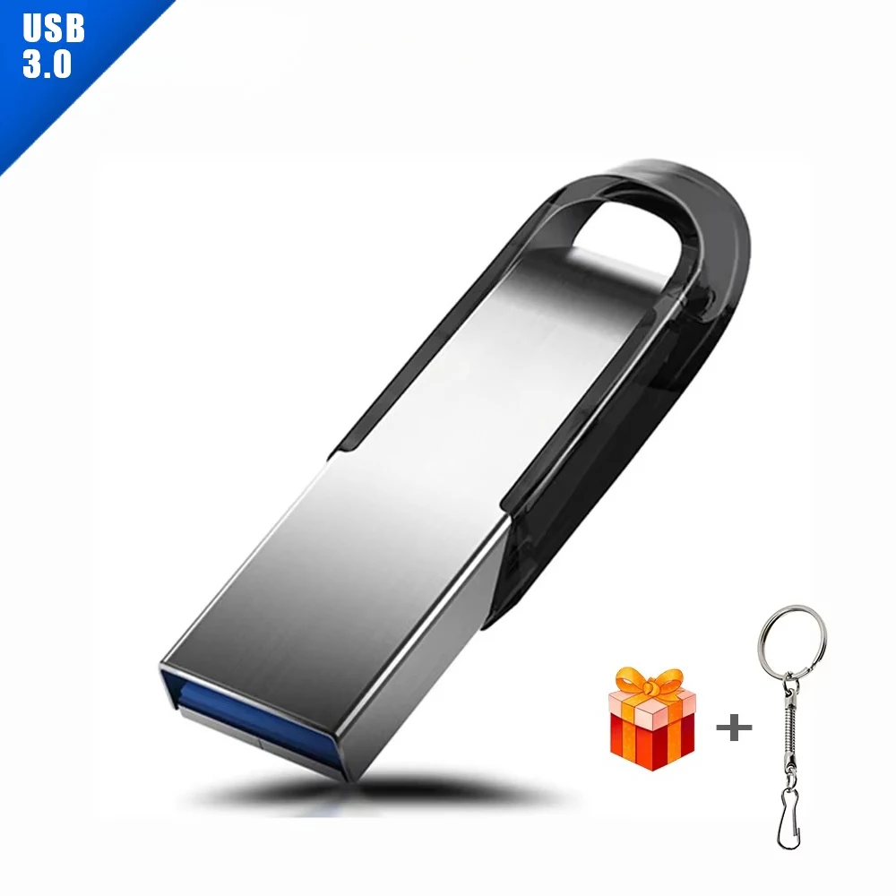 

Высокая скорость ​ ​ Флешка-накопитель USB 3.0, 128 ГБ, 64 ГБ, брелок-накопитель, 32 ГБ, металлический креативный подарок, 16 ГБ, синий USB-накопитель