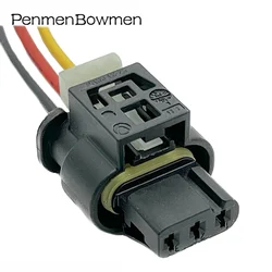 1 Set 3 Pin Car Reversing Radar Camshaft Sensor Electrical Connectors Plug Wire Harness 805-121-521 7615490-03 For Mercedes Benz
