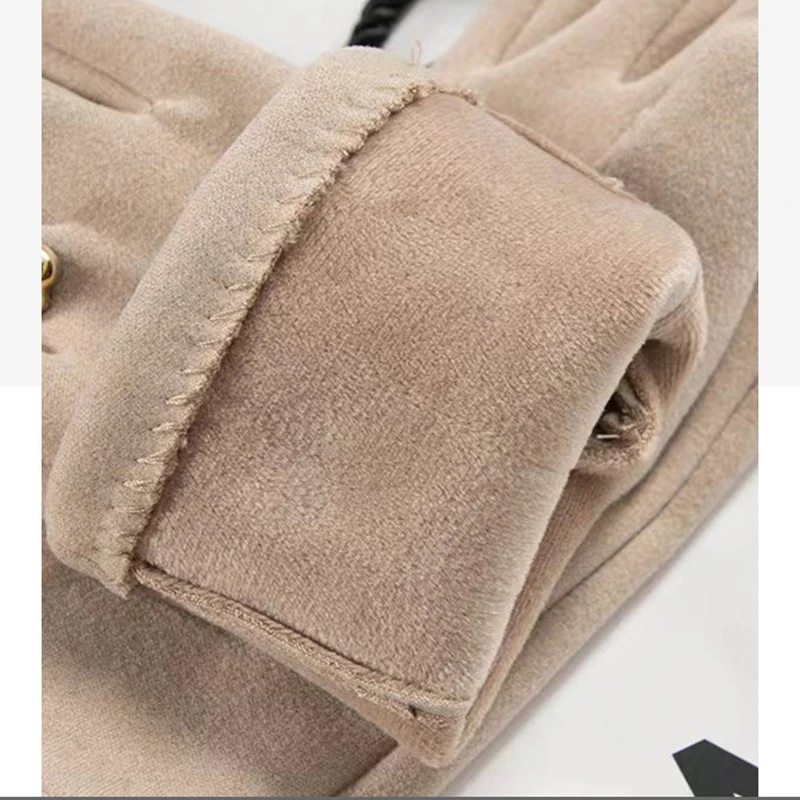 النساء أصابع قفازات شاشة اللمس رشاقته الأيدي الدافئة ركوب الدراجات محرك كامل فنجر القفازات سيدة الموضة نعمة الشتاء قفازات