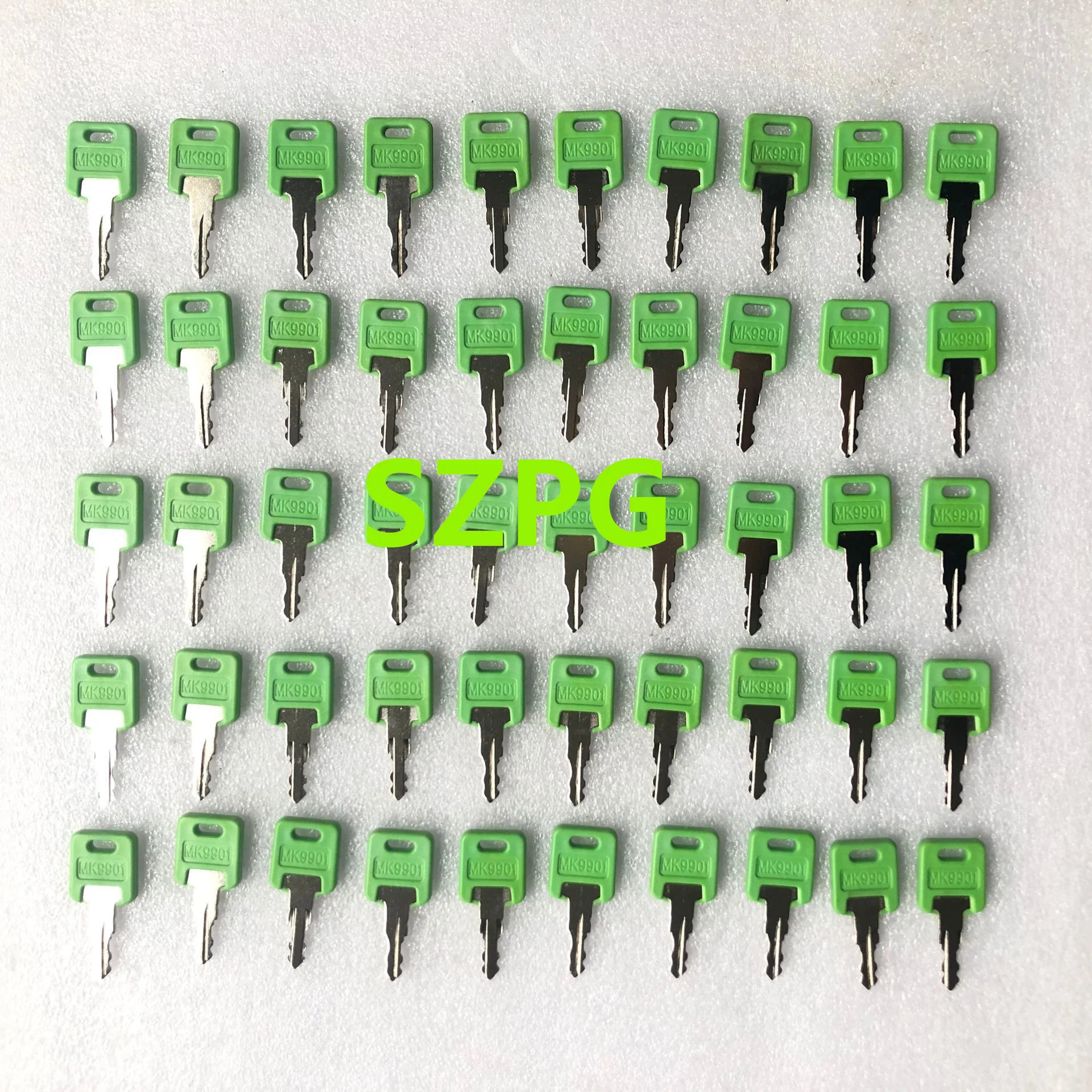 50pcs RV Key MK9901 Compatible With FIC Global Link Bauer Motorhome Master Green CF301 Thru