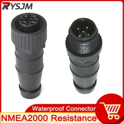 AD NMEA2000 Resistance Female Male Cruise Ship Connector Cable Waterproof Connector M12 5-pin Terminal Resistance Connector