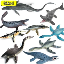 Ocean Marine Life Simulation Dinosaur Animal Model Plesiosaur Mosasaurus Action Figures Jurassic Dinossauro World Model Kids Toy