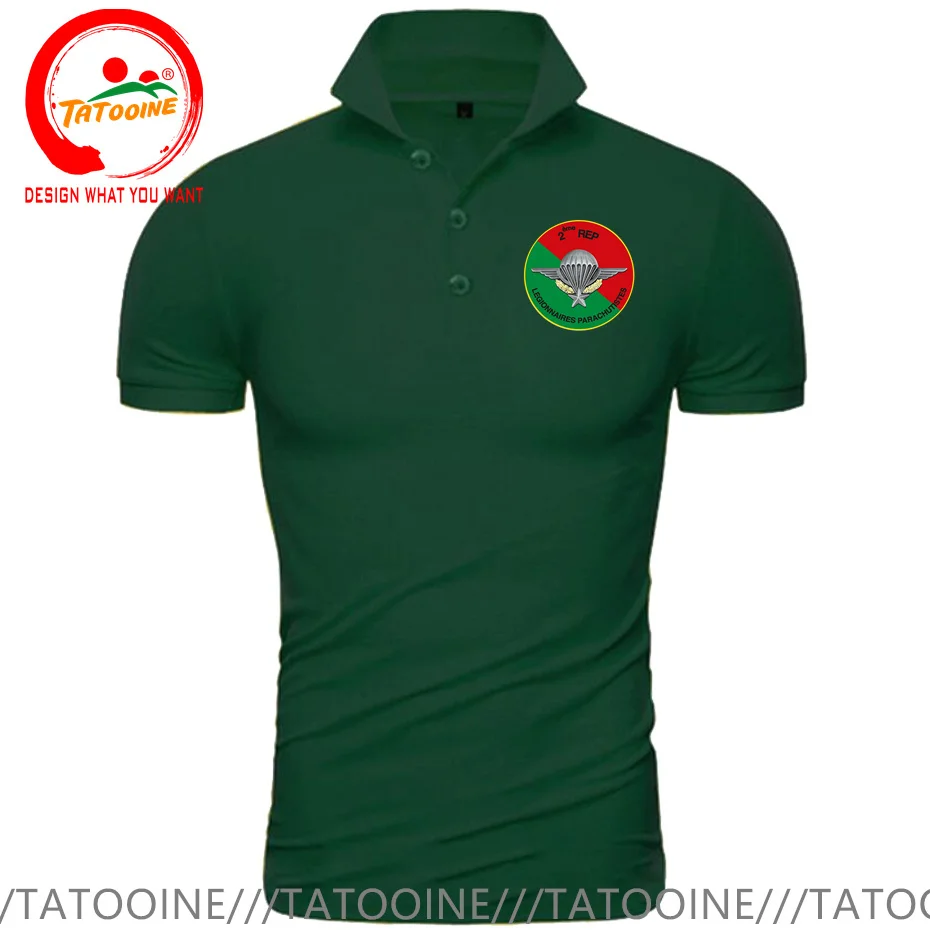 France Legion Etrangere Parachutiste 2e REP Polo Shirt Business Summer French PARACAIDISTAS 2DO REP LEGIONARIO Chapa Polo Shirts