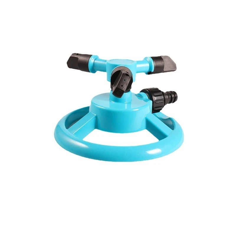Garden Disc 3-Arm Sprinkler 360° Auto Rotating Lawn Irrigation Watering System