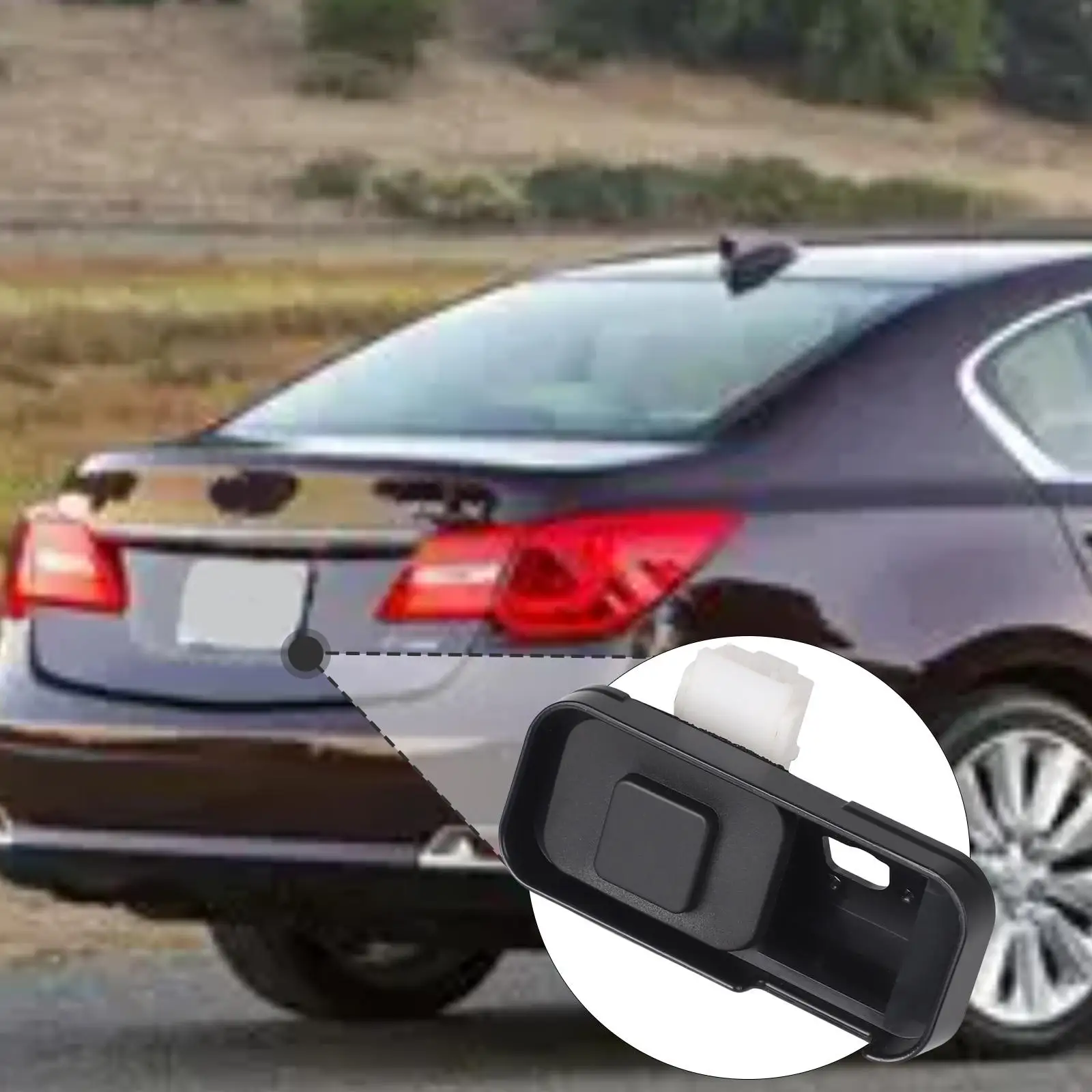 

Rear Liftgate Release Switch Button Black Tailgate Open Part Replacement for Acura RLX 2014 TLX 2018 ILX 2015-2016