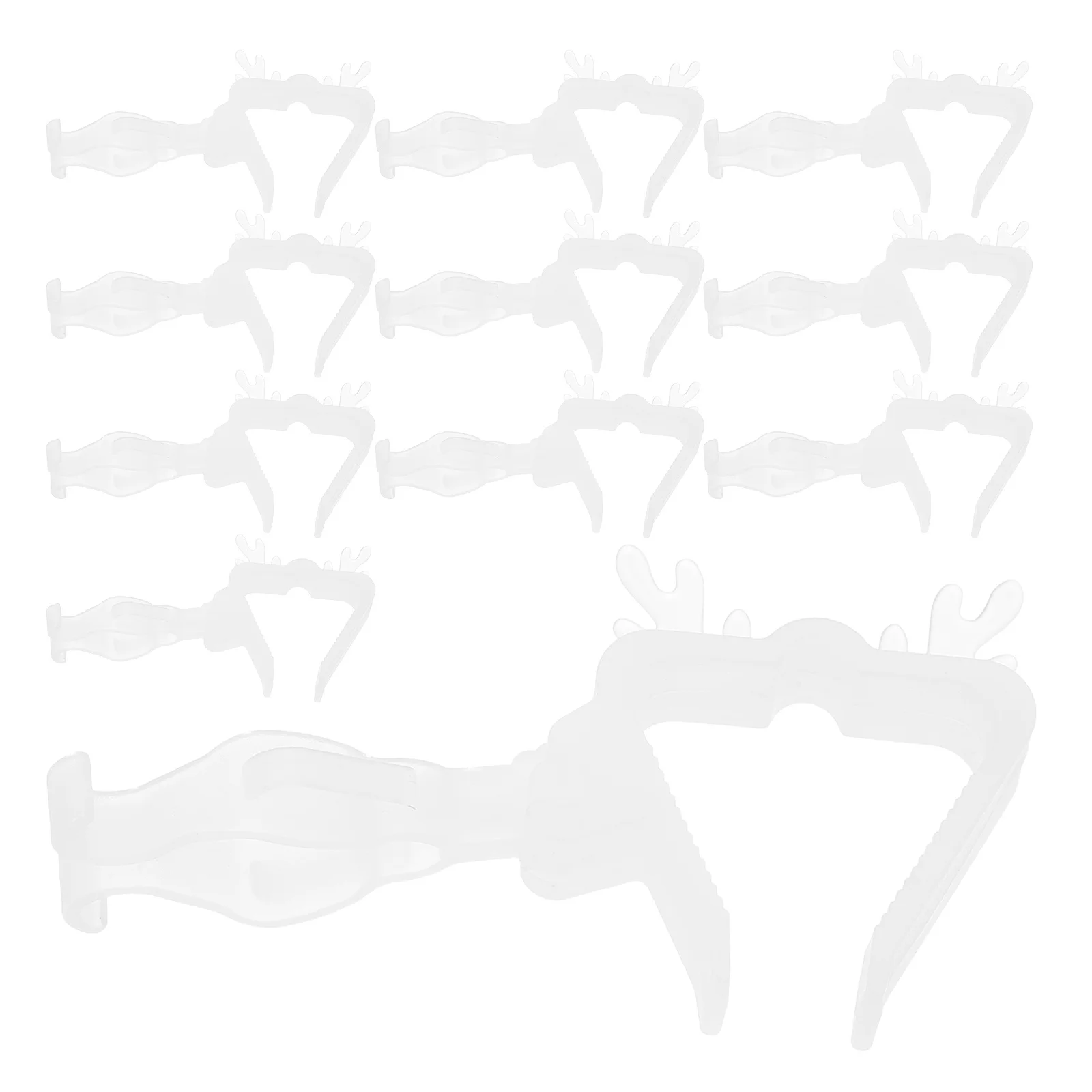 

10Pcs Christmas Light Clips Outdoor Weatherproof String Light Gutter Clips for Patio Roof Deck Decorations Holiday Decorations