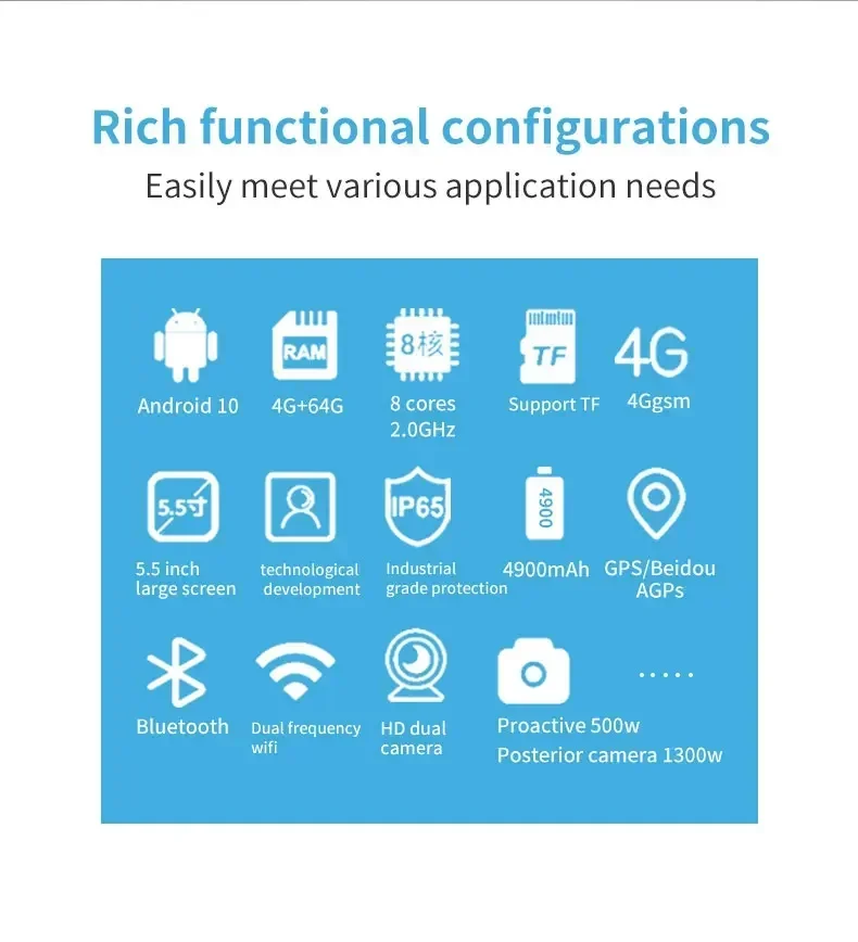 Nuevo terminal portátil de posicionamiento por satélite de alta precisión GPS PDA RTK posicionamiento por satélite receptor GNSS terminal pda android