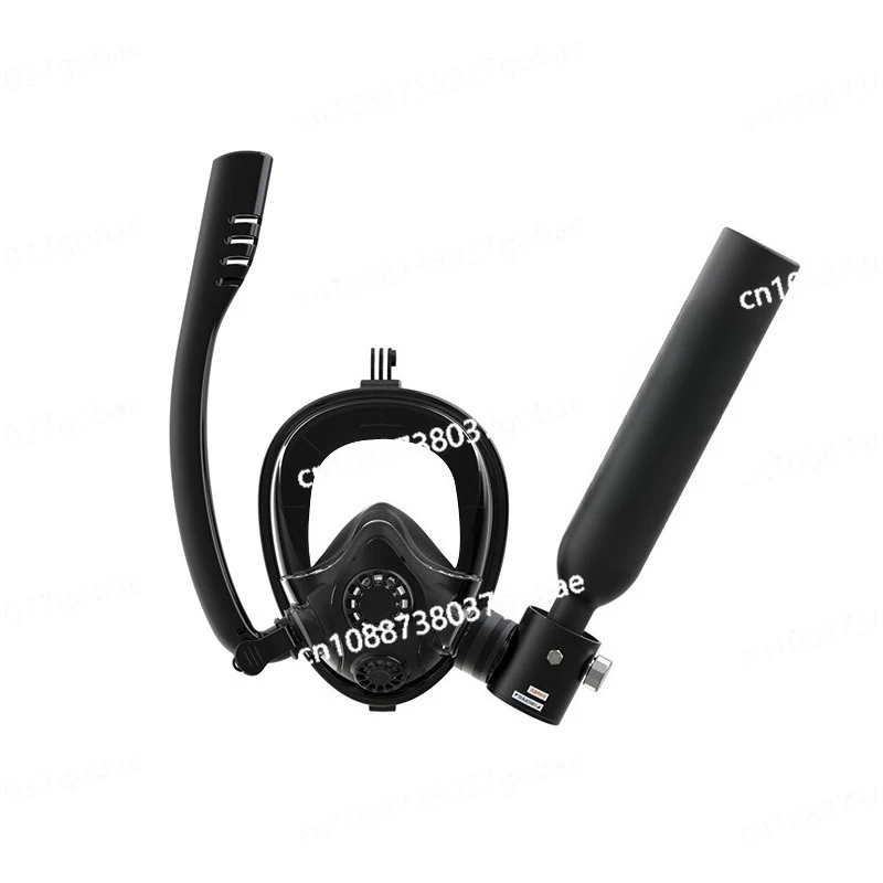

Portable diving breathing apparatus 0.5L mini gas cylinder snorkeling mask