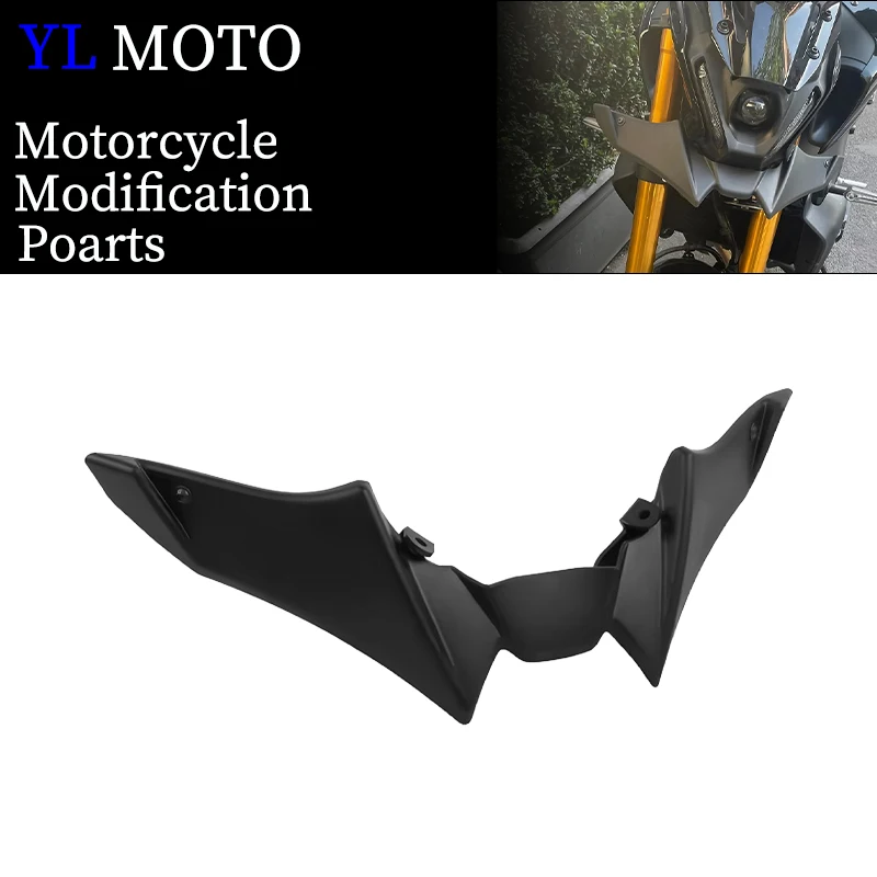 

Для Yamaha MT-09 SP MT09 MT 09 2021-2024 передний спойлер с прижимной силой, голые передние спойлеры, комплект аэродинамического дефлектора крыла
