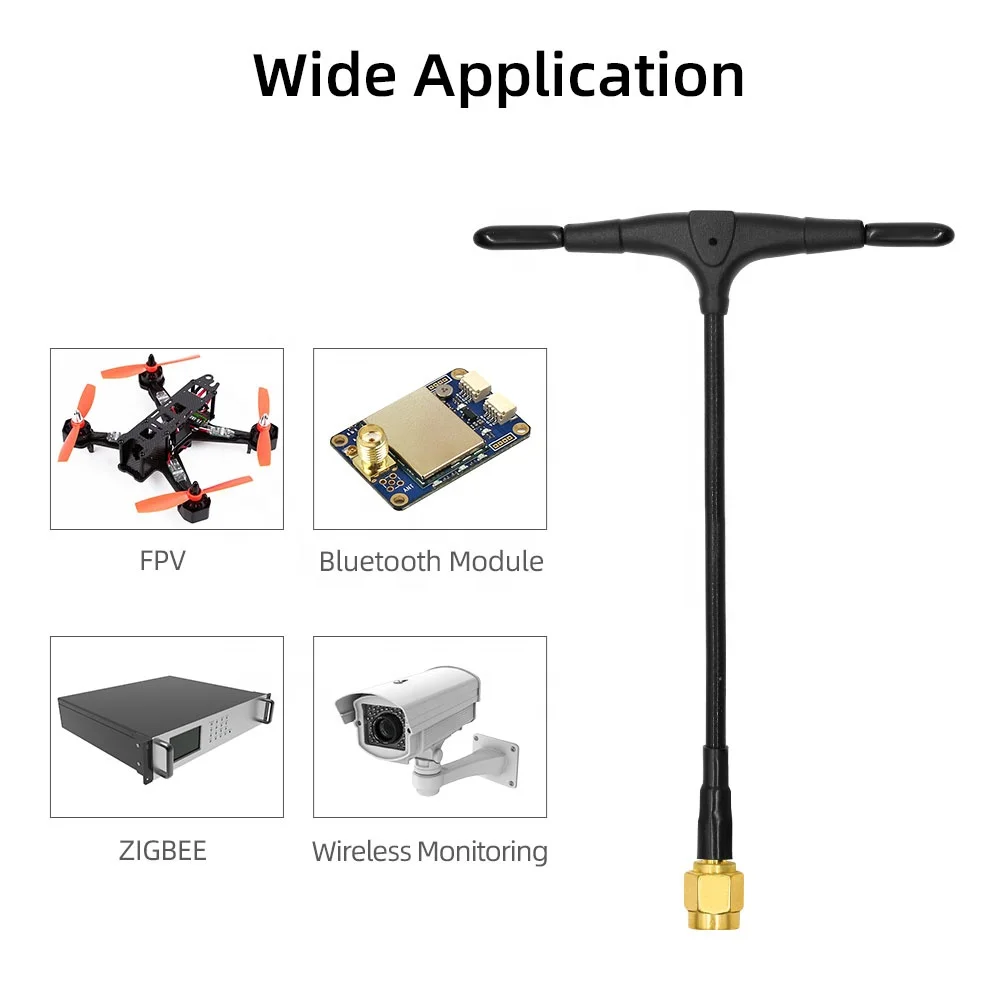 Neue Artikel UAV-Antenne T-förmige MIMO-Antenne 2,4 GHz Long Range Crossing Machine Control Grips Antenne