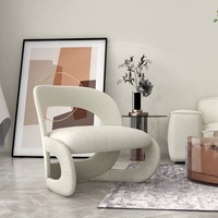 Velvet Nordic Support Chair Fabric Yellow Simple Balcony Designer Floor Chair Bedroom Modern Sedie Da Soggiorno Home Furniture