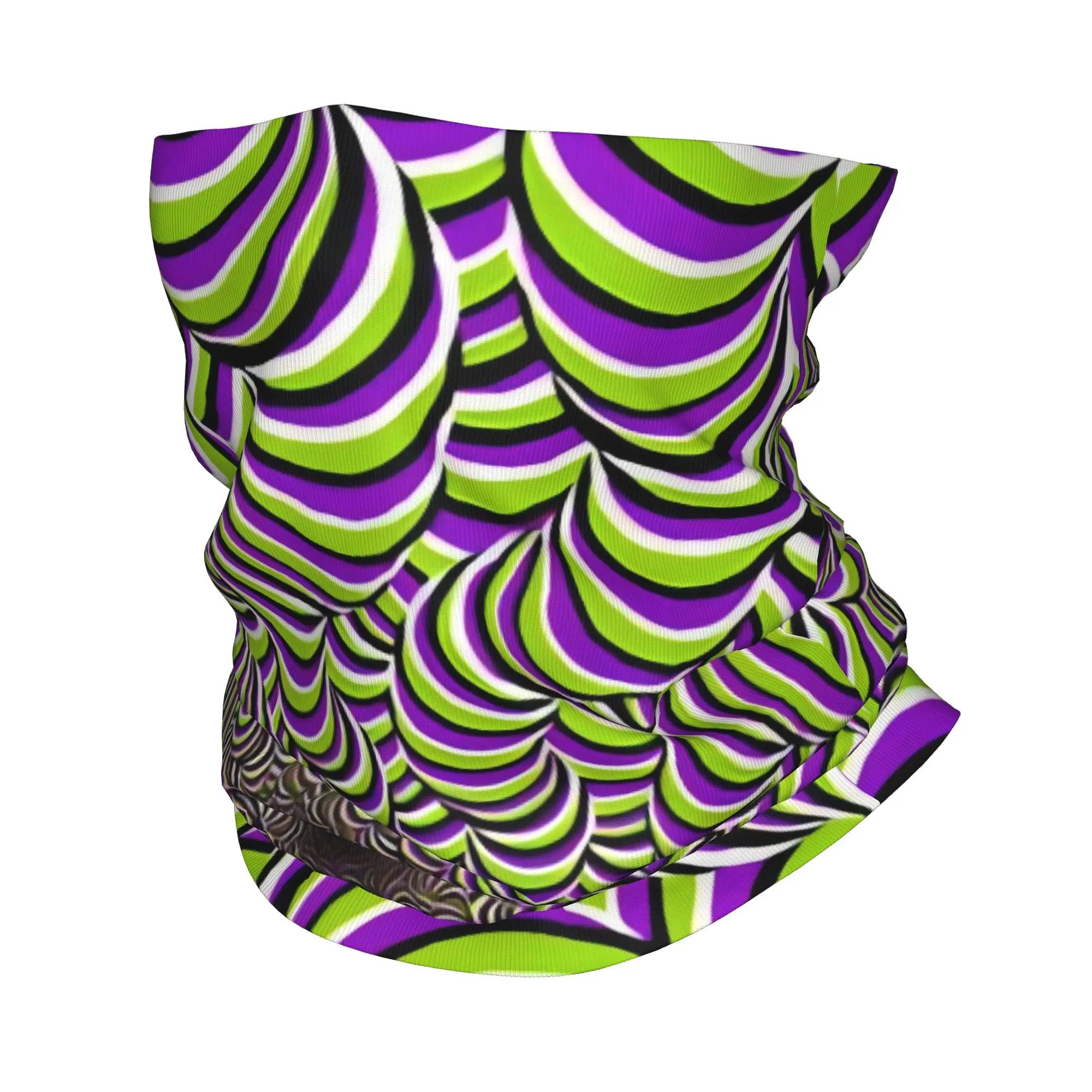 Swirl stripe color block print20 Bandana Gaiter Club  Face Scarf  Cycling Riding Unisex Winter  Neckerchief