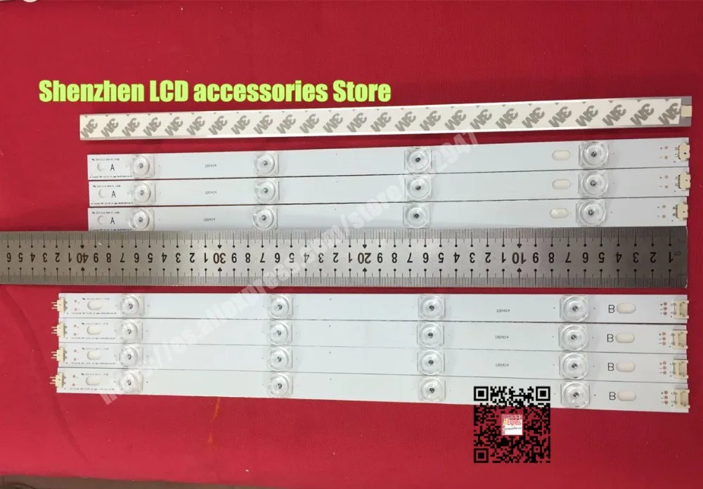 8 unids/lote = 4 Uds A + 4 Uds B 825MM para barra de luz de 42 pulgadas Innotek3.0 6916L-1710B 6916L-1709B LC420DUE 6916L-1710B/1709B
