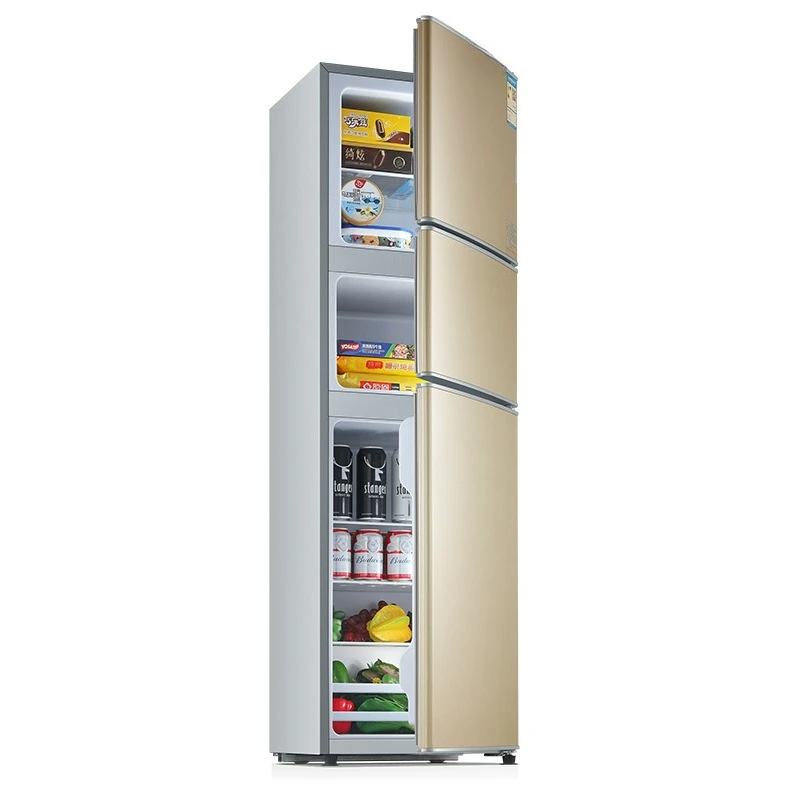 

Large-capacity pull-up car three-door freezing and energy-saving refrigerator high-efficiency refrigeration
