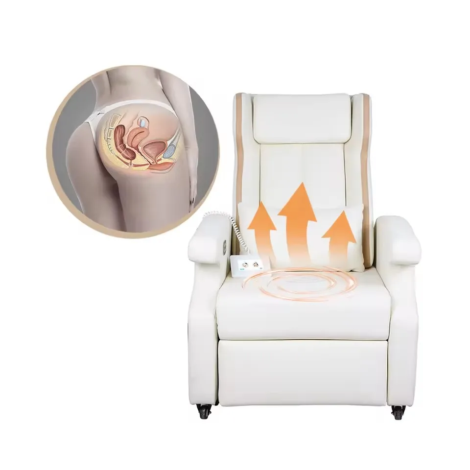 Comfortable Sofa Type Adjustable 180 Degree Lie Down Muscle Ems Chair Pelvic Floor Muscle Stimulator Chair