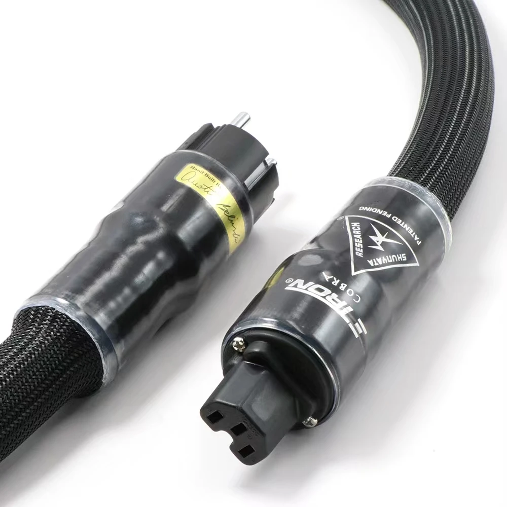 Free shipping new snake king flagship anaconda Research HIFI AC    EU/US Power cable schuoko standard