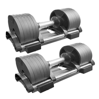 Gym Dumbbell System Strength Training Weights Adjustable Cement Dumbbell Set 40kg 30kg 20kg 10kg Fitness Equipment