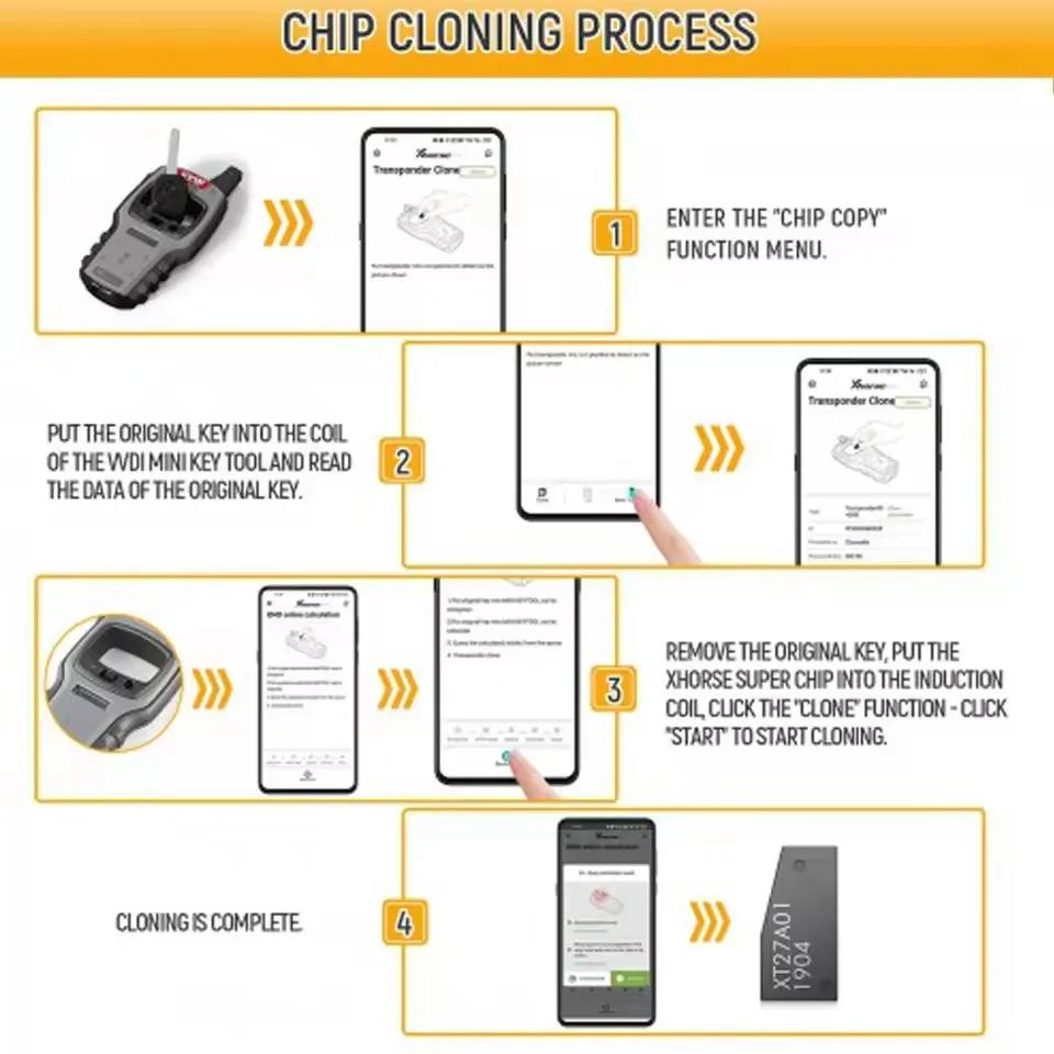 Xhorse VVDI Super Chip XT27A01 XT27A66 Transponder 8A Super Chip For ID46/40/43/4D/8C/8A/T3/47 for VVDI2 Key TooL/Mini Key Tool - view 4