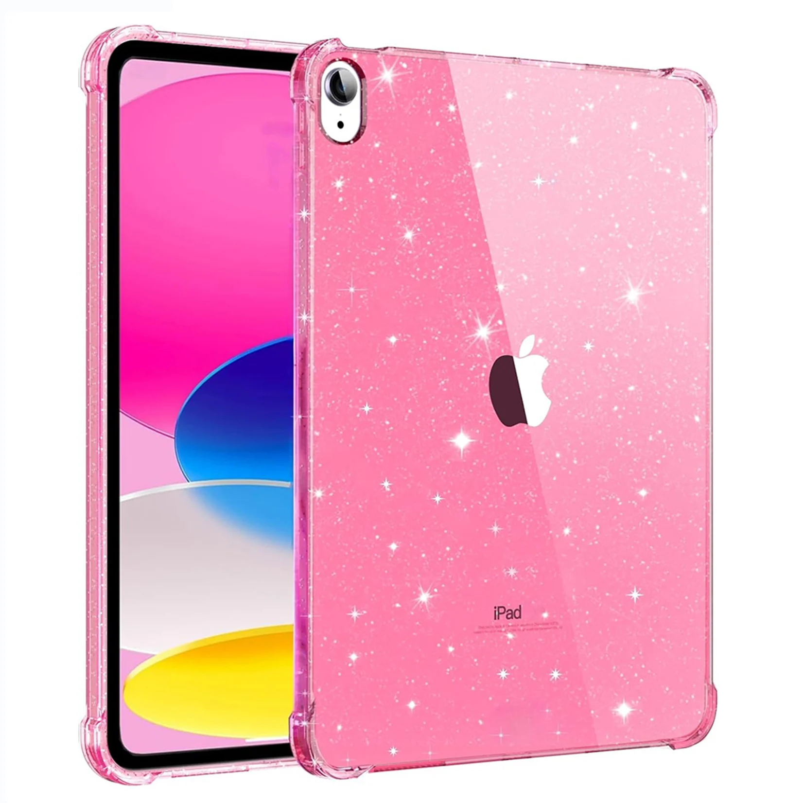 

Glitter Case for iPad 11th 2025 11‘’/10th 2022 10.9‘’ Generation | Lightweight Soft TPU | Anti-Scratch Ultra Clear Tablet Cover
