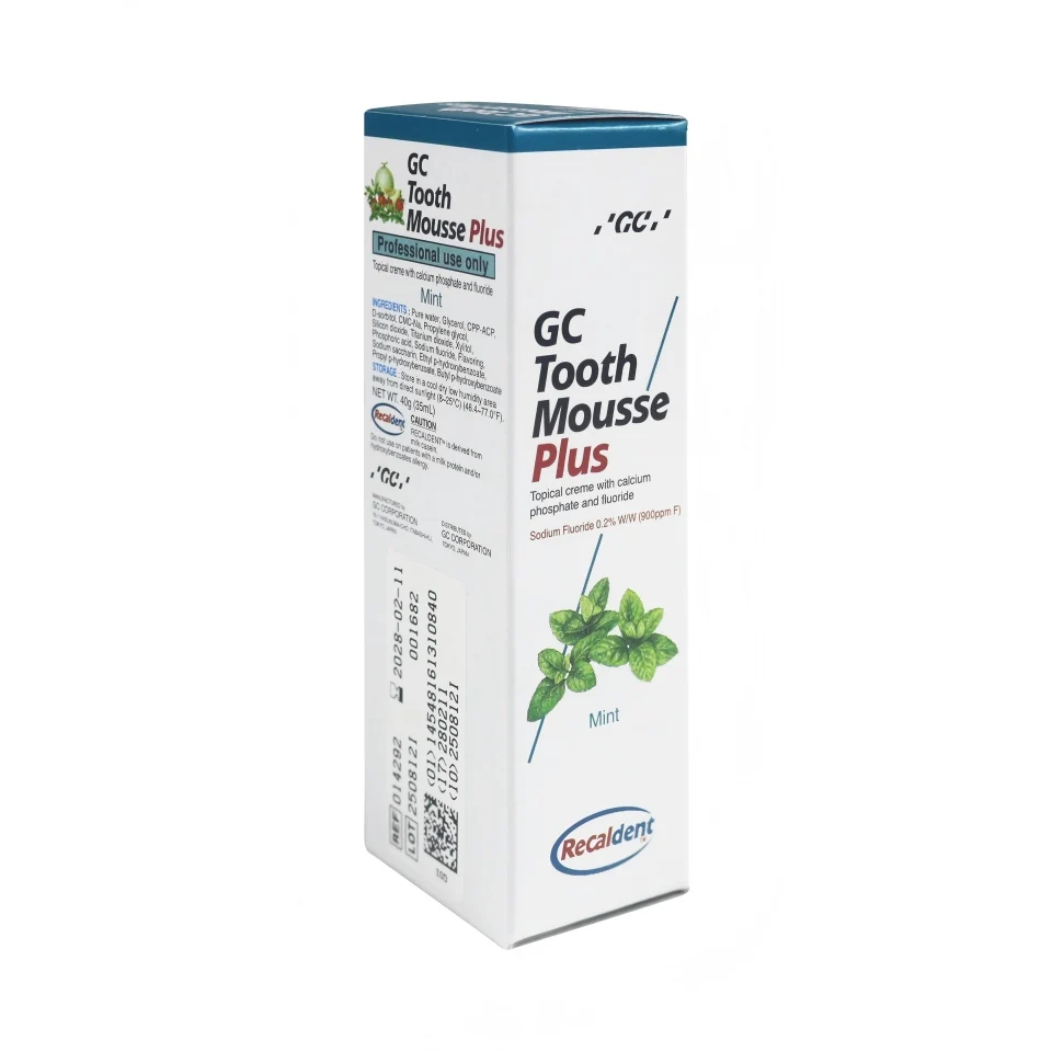 

GC MI Paste Plus Fluoride 40г Профессиональный зубной мусс для всей семьи: укрепление эмали, облегчение чувствительности зубов