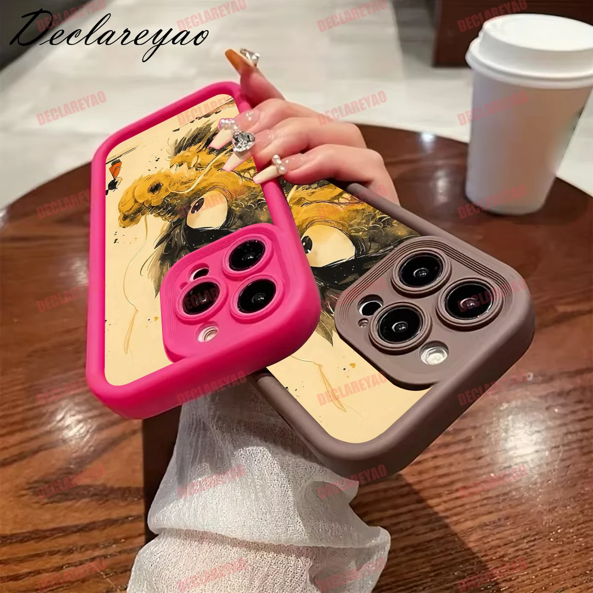 DECLAREYAO لينة ضوء سليم ماتي أغطية من البولي يوريثان الحراري لهاتف موتورولا موتو G24 G35 G52 60 50 G34 Edge G22 G53 G32 G84 E غطاء مقاوم للصدمات #3