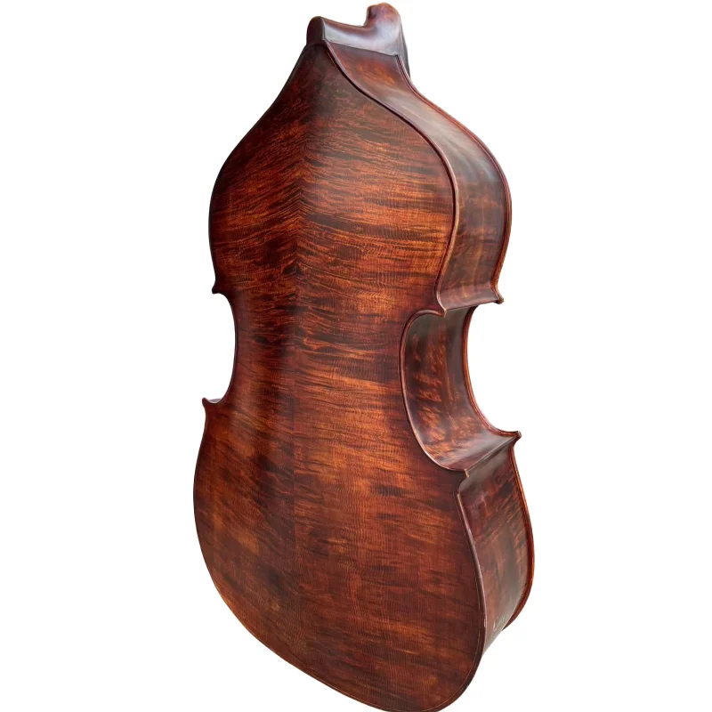 High-grade handmade solid wood Upright double bass 3/4,flamed maple back