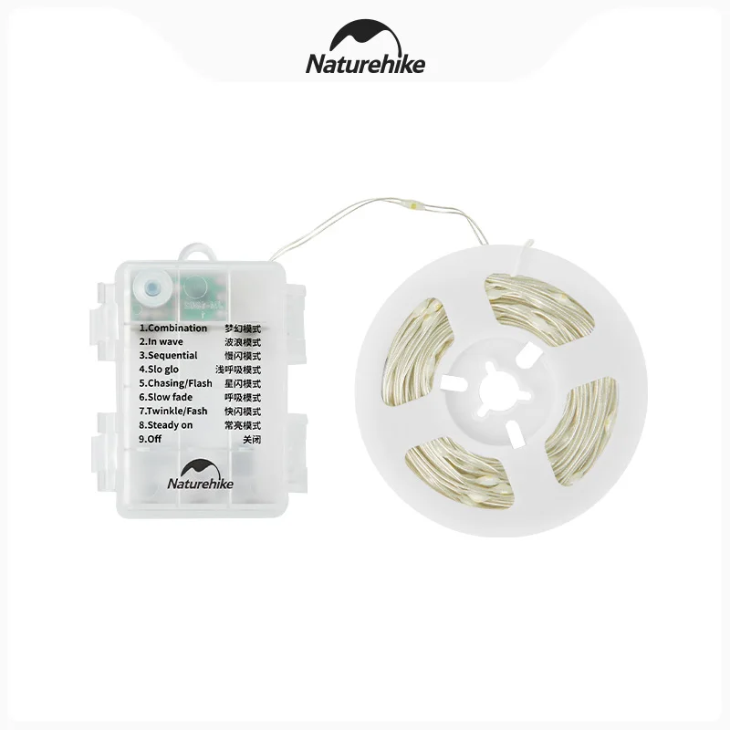 Naturehike Outdoor Atmosphere Light String Portable Storage Campsite Multi functional Light String Lighting Warning Light String