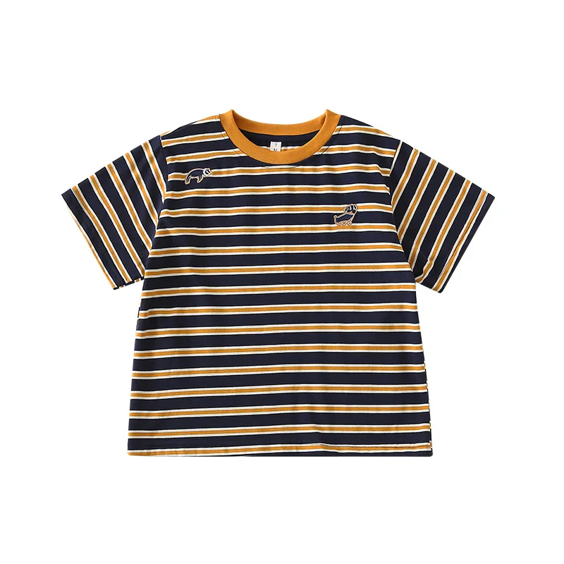 

Комплект из 2 предметов: футболка и шорты в полоску, 100% хлопок, винтажный стиль, для родителей и детей, повседневная мягкая футболка, уличная одежда