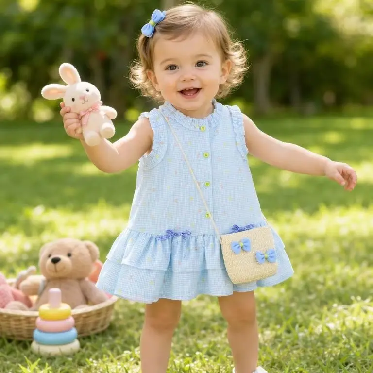 0-4 Y Sommer Weiche Bunte Baby Mädchen Kleider Süße Neugeborene Ärmellose Rundhals Kleinkind Kinder Kleidung Bogen Infant kind Outfit