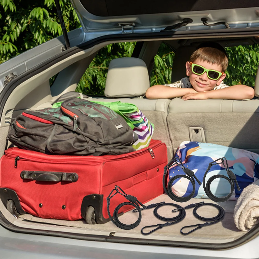 

6 PCS Adjustable Bungee Cords with Hooks Super Elastic Bungee Straps Elastic Ropes Bungee Straps for Bike Rack Tarps Cruise