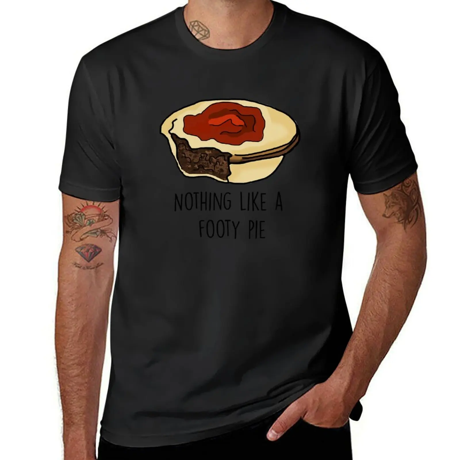 

Nothing Like a Footy Pie T-Shirt plus size tops quick drying sweat summer tops men graphic t shirts