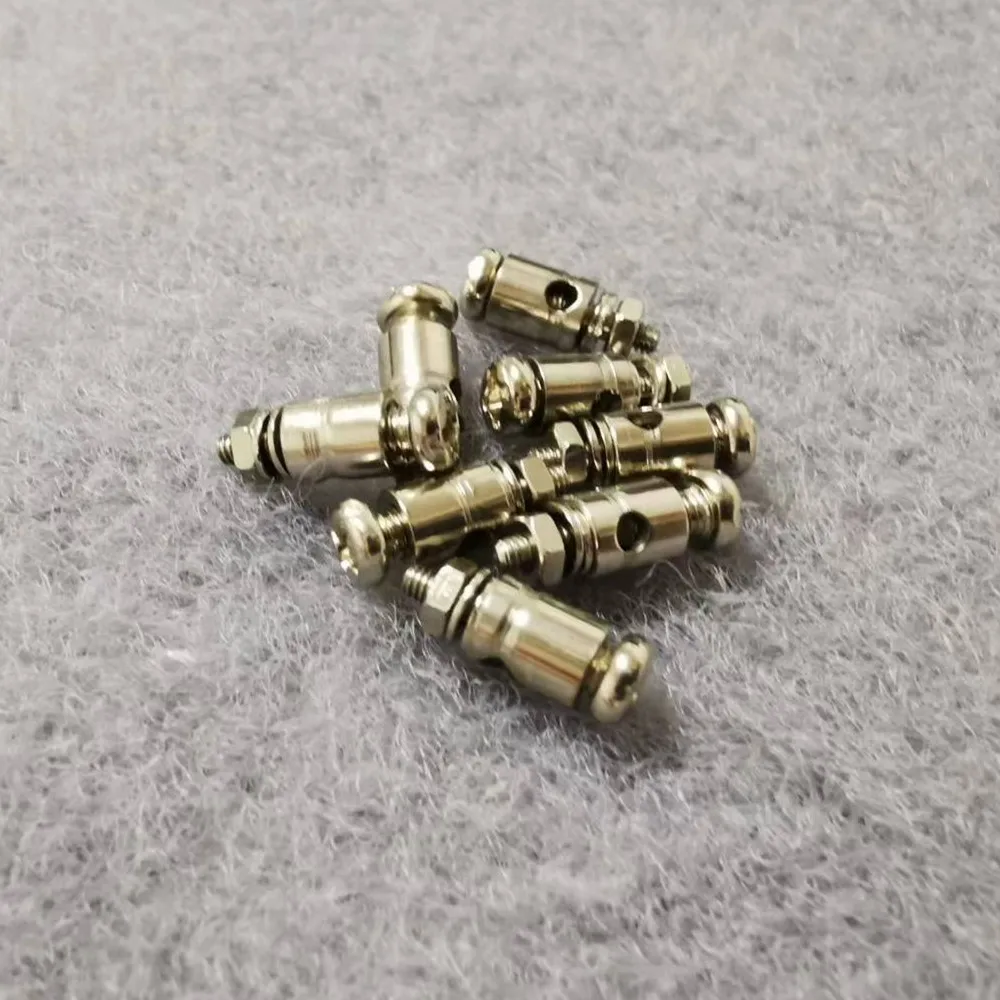 20pcs RC Plane Parts Replacement Pushrod Connectors Linkage Stoppers D1.3/1.8/2.1mm For Model Airplane Parts