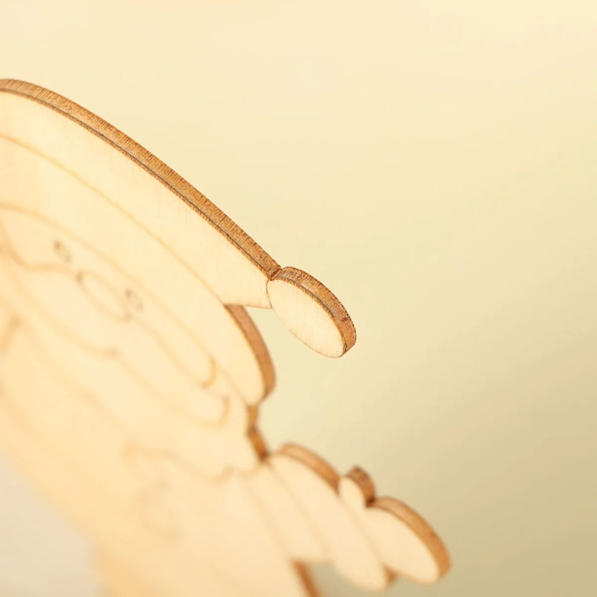 

2pcs Painting Wooden Board Smooth Surface Christmas Decor Table Desk Ornament Natural Wood Craft Xmas Gift Decoration