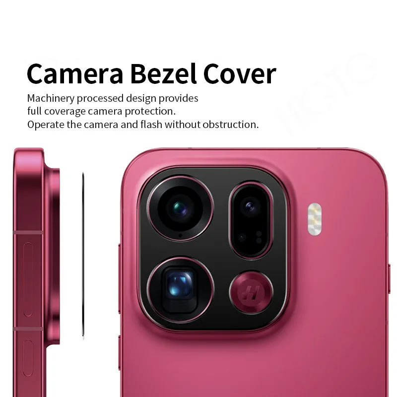 for Oppo Find X9 Pro Camera Bezel Anti Scratch Metal Frame Cover Hollow Film Super Slim Lens Protector Cap Sticker