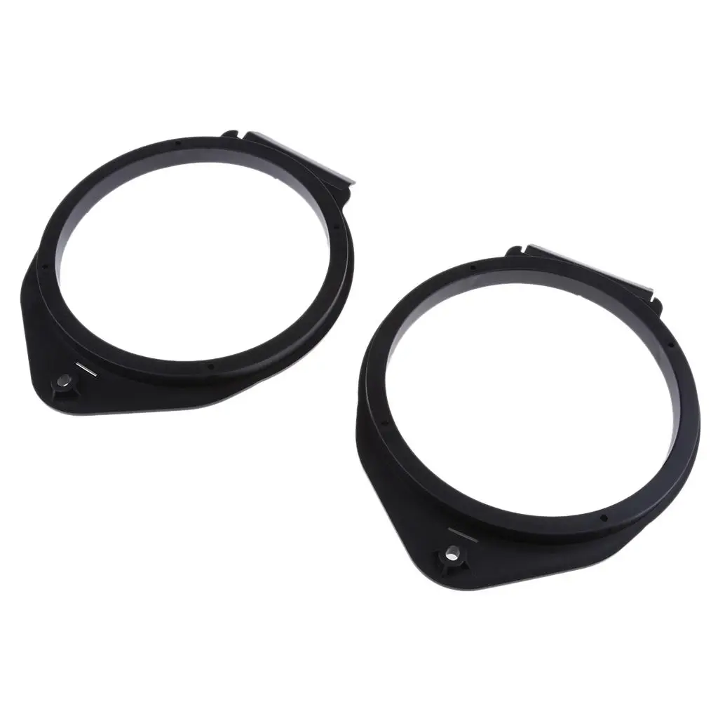 2Pieces 6.5 Inch Black Plastic Speaker Adapter Bracket Ring for Regal,Excelle,Cruze ,Lacrosse, opel