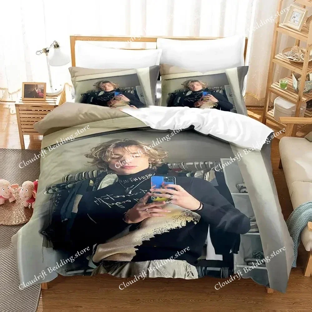 3D Print Vinnie Hacker Bedding Set Duvet Cover Bed Set Quilt Cover Pillowcase Comforter king Queen Size Boys Adult Bedding Set02 4