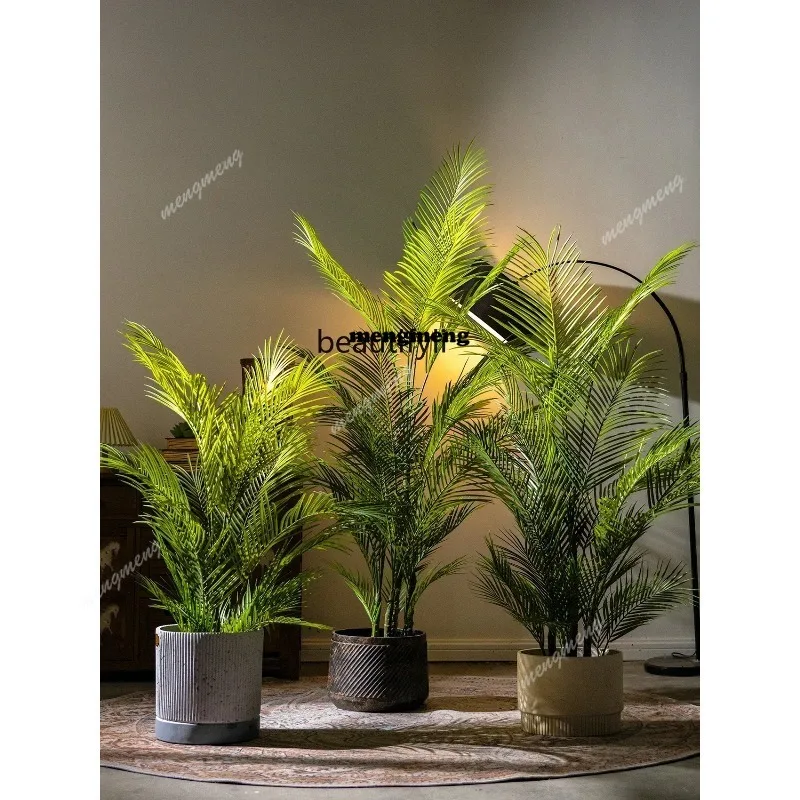 

Large Artificial Green Plant Anti-Real Bionic Fake Trees Plant Bonsai Indoor Living Room Landscape DecorationN