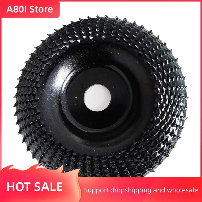

A80I 5X Grinder Wheel Disc 4 Inch Wood Shaping Wheel, Wood Grinding Shaping Disk For Angle Grinders With 5/8Inch Arbor