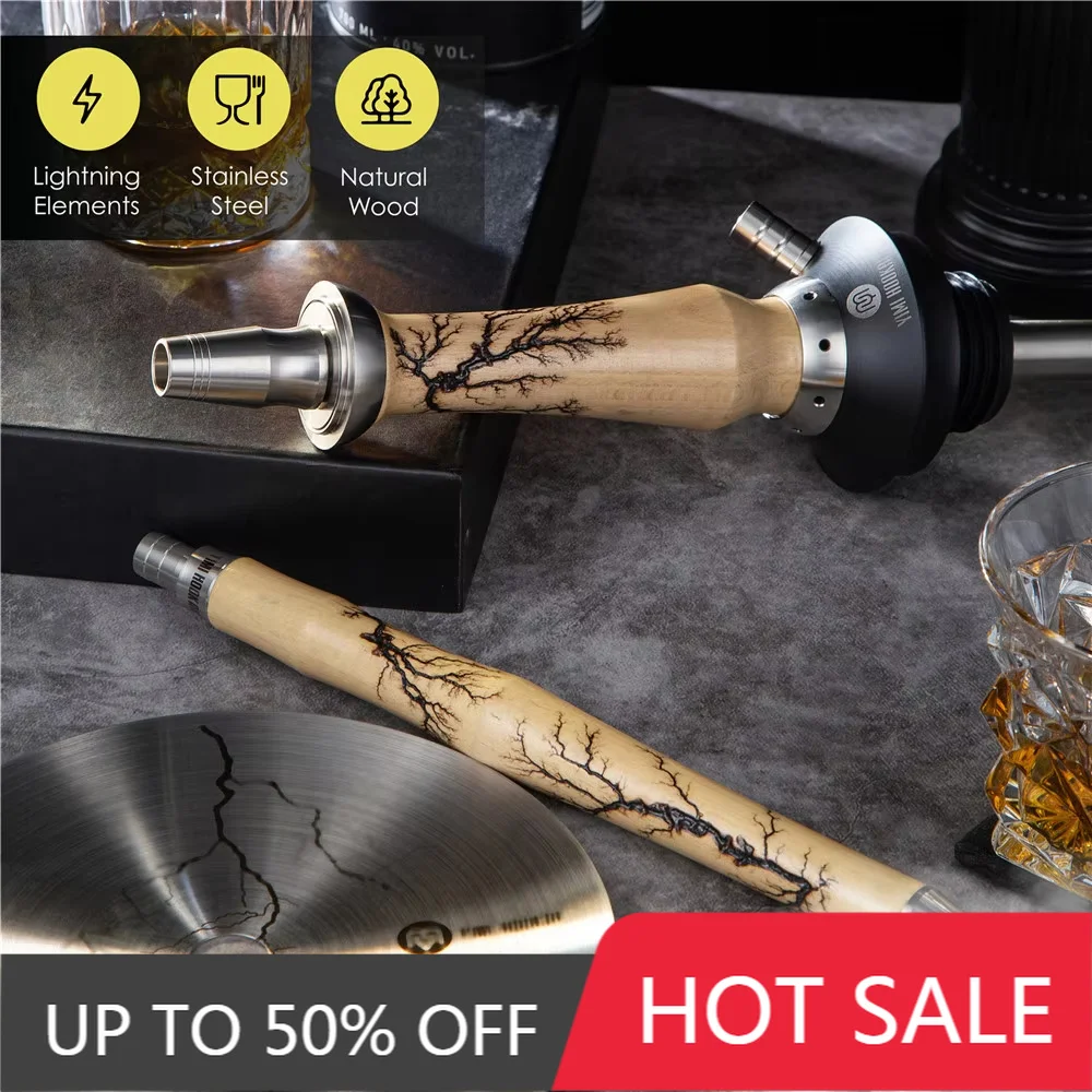 Yimi Hookah Hookah Shisha Set With Glass Bottle Single Hose